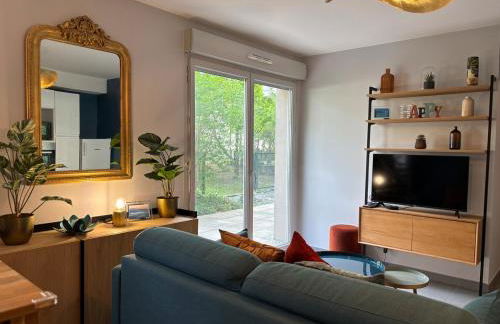 Retro-chic elegance with terrace near tramway - Foto 17