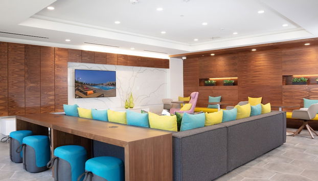 Zona de estar del vestíbulo