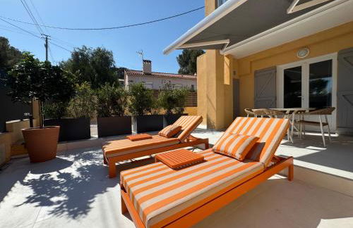 A 5 min à pied de la plage et 10 min du port, T2 vue mer avec vaste terrasse et parking privé - prestations haut de gamme - Foto 5