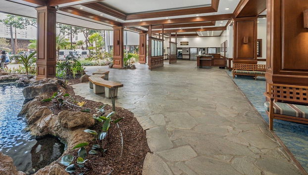 Sala de estar do lobby