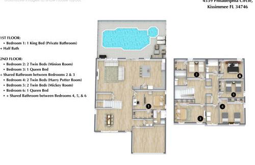 6 Bedrooms- 3,5 Baths- Liberty Village 4539 Pc - Foto 44