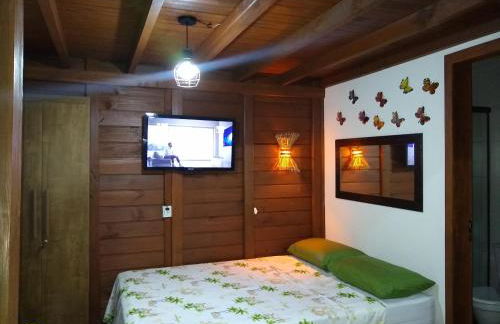 Chalés Praia do Rosa piscina compartilhada - Foto 48