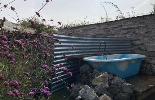 Private Shepherds hut with Castle view - Foto 32