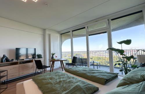 Helles Apartment mit tollem Blick über Augsburg - Foto 3