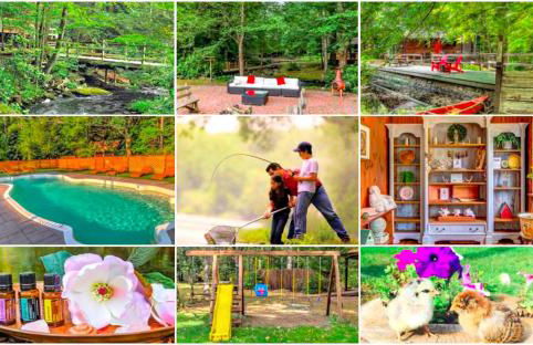 Idyllic Log Cabin Rental with a Porch in the Poconos of Pennsylvania - Foto 2