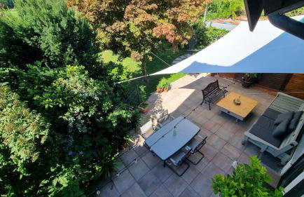 Ferienwohnung mit Garten und Bergblick - Foto 36