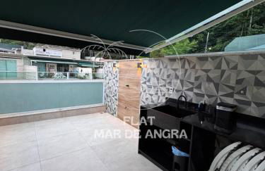 Flat Mar de Angra - Praia Grande - 2 Suítes com cobertura Duplex - Foto 55