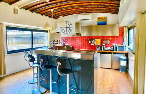 Grande péniche 4 ch - 10 pers -Paris - Ile de Puteaux- terrasses - Foto 9