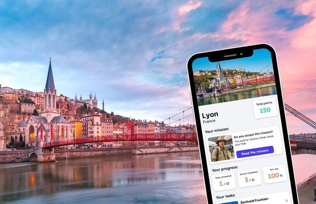 Gioco di esplorazione di Lione e tour della città sul tuo telefono - Foto 1