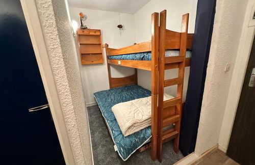 Studio cabine au pied des pistes, balcon sud - FR-1-515-67 - Foto 14