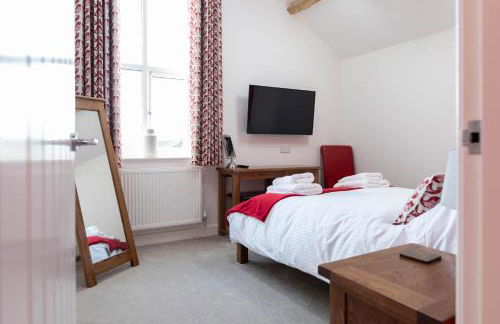 Caer Fedwen Barns Cariad Spacious self catering 3 bed Group Getaway Luxury Cottage with Private Hot Tub - Foto 17