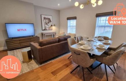 Altrincham Centre, 2 Bed, Bathtub, King Beds - Foto 1