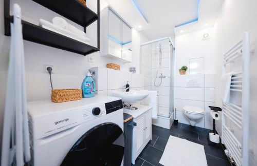 BellaBene modernes Studioapartment in zentraler Lage mit Balkon, Arbeitsplatz, Parkplatz - Foto 11