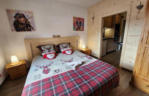 Gîte Myosotis, studio 2 personnes, avec salle de jeux et SPA dans la résidence - Foto 1