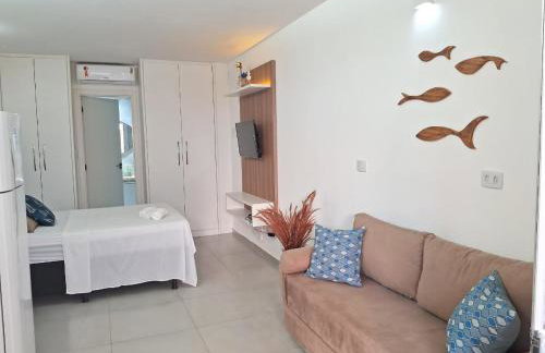 FLAT ENCANTADOR A UM PASSO DA PRAIA - Foto 63