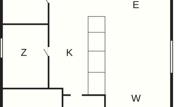 7 Person Holiday Home in Sjaellands Odde - Foto 4, Planta do andar