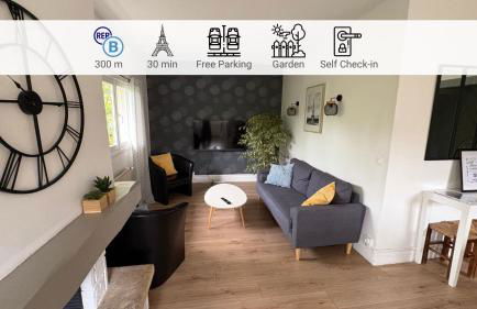 Maison spacieuse et paisible - 4 chambres, parking, wifi - Foto 1