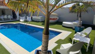Olivia Holidayhouse Maspalomas - Photo 2, Garden, sunbed, Garden view