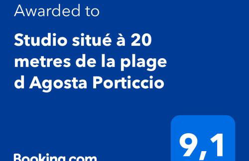 Studio situé à 20 metres de la plage d Agosta Porticcio - Photo 13