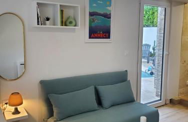 Annecy poisy Studio a 9 minutes du lac Annecy avec piscine privée - Photo 21