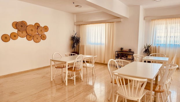 Coin salon dans le hall