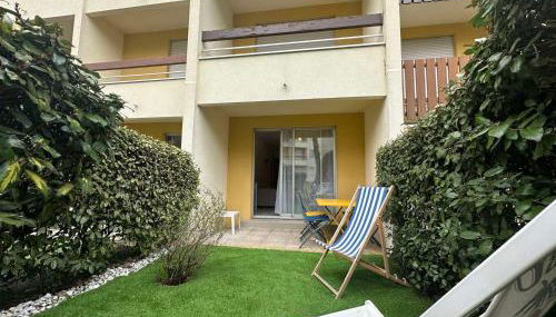 Studio au calme, plage et centre à pied, jardinet ensoleillé, parking privé - FR-1-550-51 - Foto 5