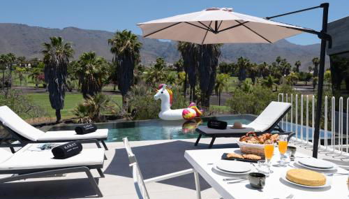 KARAT Villa Calypso Costa Adeje - Foto 4, Garden, sunbed, Garden view