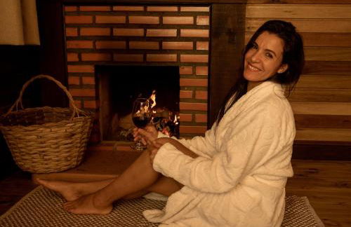 Chalé Canadense com Hidromassagem Pousada Índios Koroados - Foto 21