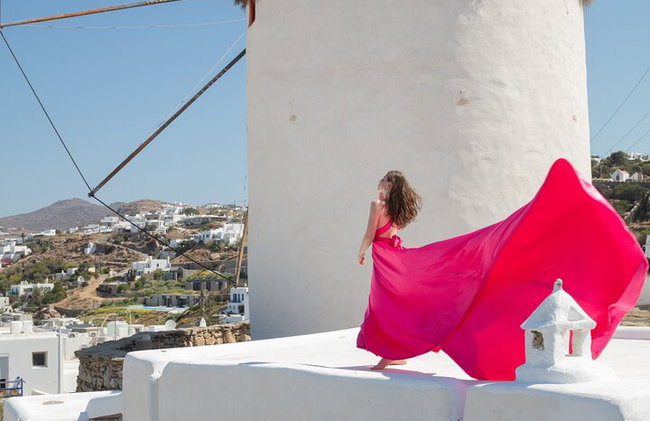 Mykonos Flying Dress High End Professional Photographer - Photo 15