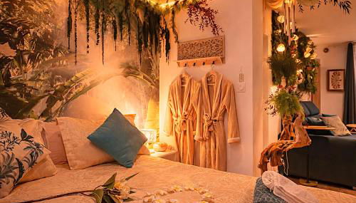 Jungle Spa - Cocon tropical et dépaysant avec balnéo en plein coeur de Pézenas ! - Foto 5