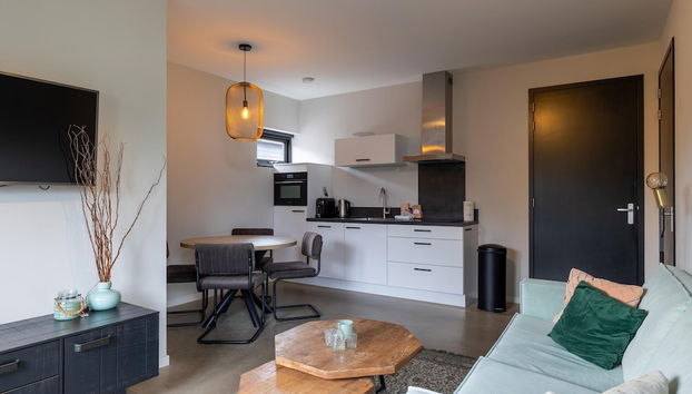 Apartment in Vrouwenpolder Near sea - Foto 4, Sala de estar