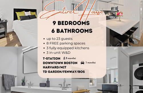 NEW 9BR6Bth Parking MIT Harvard Boston Walk to T - Foto 1