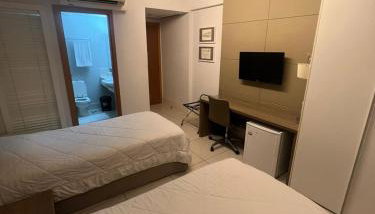 Quarto no Hilton Garden - Piscina - Academia - Ar-condicionado - Região Nobre - Andar alto - Foto 4