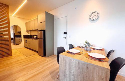 Apto com 1 quarto e sacada com churrasqueira - Foto 8