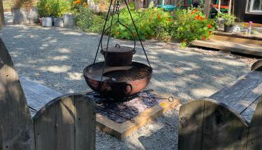 The Deckhouse, cabin with big deck nr Hay-on-Wye - Foto 3, Garden