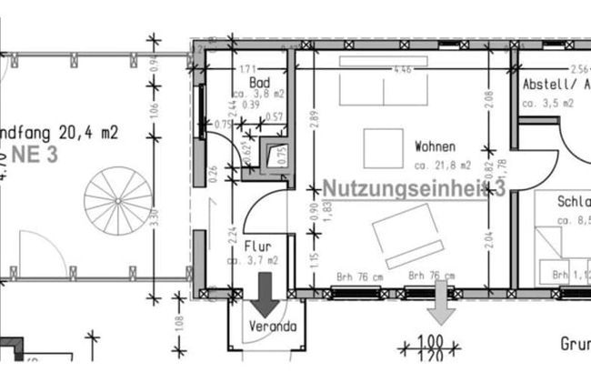 Ferienhaus Monke\"s Kate am Stettiner Haff - Foto 25