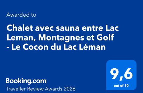 Chalet avec sauna entre Lac Leman, Montagnes et Golf - Le Cocon du Lac Léman - Foto 46