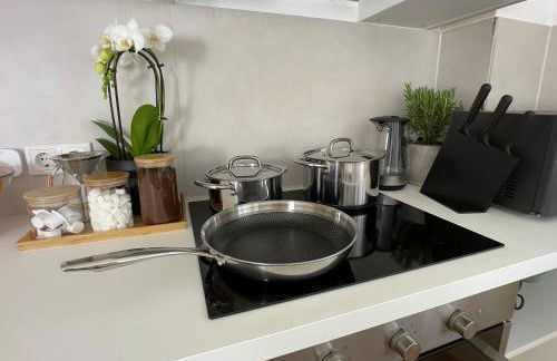 M-Style 01 Apartment mit Terrasse und Gasgrill, 24h Self-Check-In, Free Parking, Netflix - Foto 17