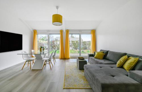 L Apparté Beau 2 chb moderne avec jardin privé parking proche centre Évreux - Foto 1