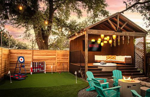 Private home with Hot Tub & Mini Golf & Fun Vibes near downtown Houston - Foto 31