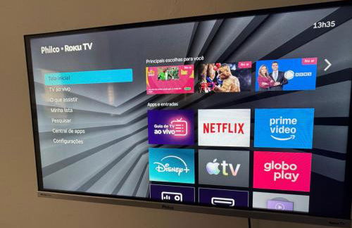 Apt3 Grande com 2 Quartos 2 cama-casal WIFI Smart TV Garagem a 1 min Rodoviaria - Foto 3