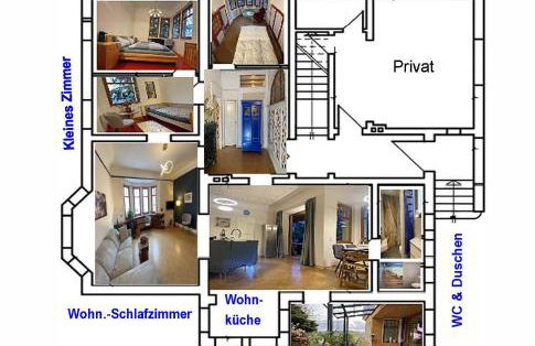 Ferienwohnung Blaues Haus - Foto 6