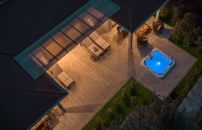 Luxury Bay Villa with private hot tub - Foto 52