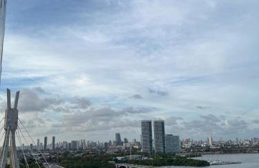 Flat Beach Class Excelsior - Apto Completo para 4 pessoas vista rio e mar - Foto 40