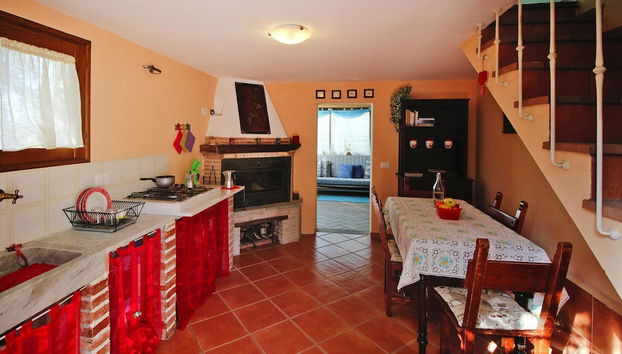 Holiday Home With Above-ground Pool and sea View in Monteggiori - Foto 3, Cocina privada