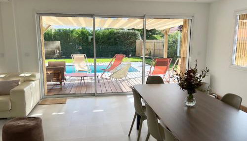 Villa rénovée au calme, piscine chauffée et jardin - Bisca - Foto 5