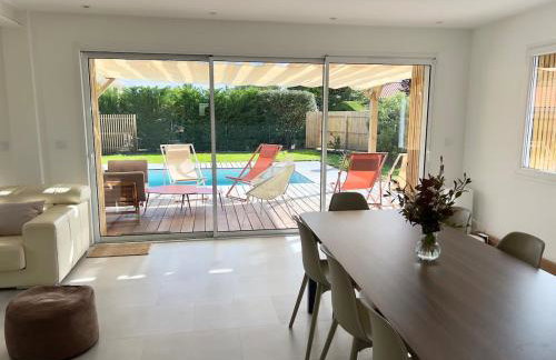 Villa rénovée au calme, piscine chauffée et jardin - Bisca - Foto 5