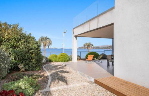 Villa Antoine Appartement RDJ Vue mer CLiM Wifi parking plage 50m La Garonne - Foto 11