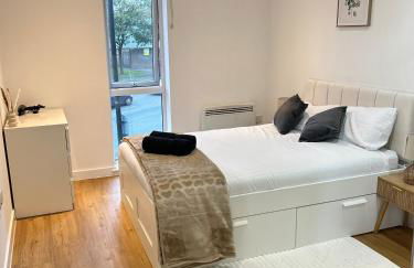 Central Manchester Apartment WIth - Terrace - Gym- Free Parking- Next To Man City Stadium & City Centre - Foto 9