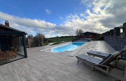 Ferienhaus MILA - Pool, Sauna, Whirlwanne, 5000qm Privatgelände mit Bolzplatz - Foto 7